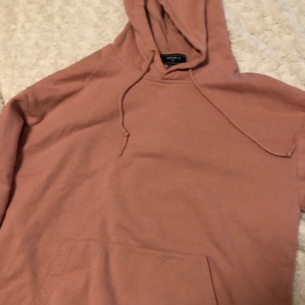light pink hoodie